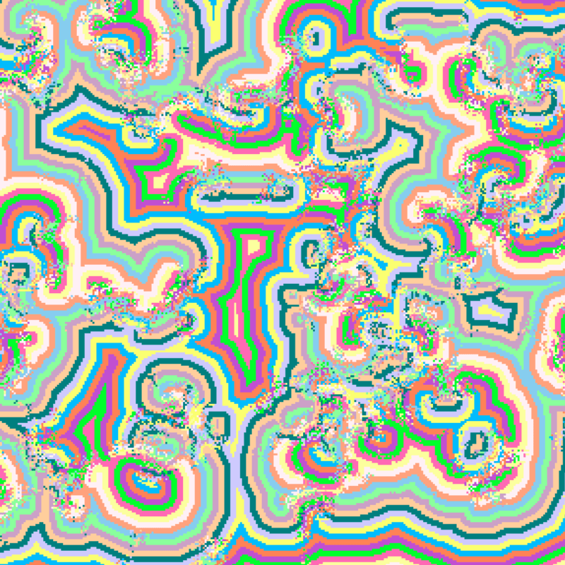 Cyclic Cellular Automaton